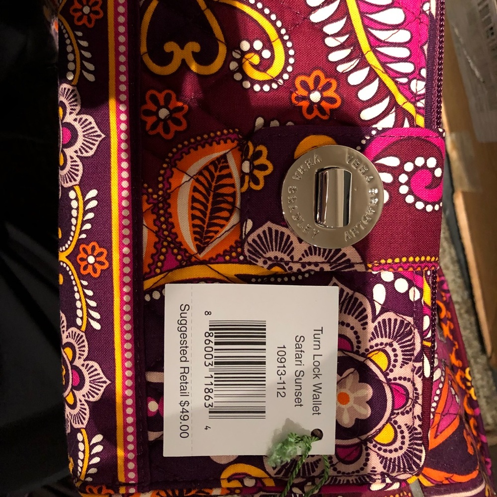 Vera Bradley lockturn wallet...New with tags